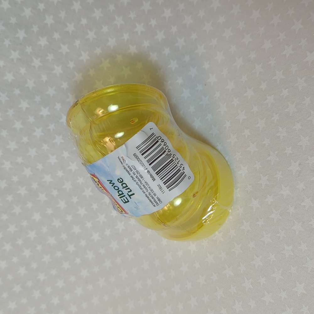 New- Kaytee- Crittertrail- Elbow Tube Yellow
